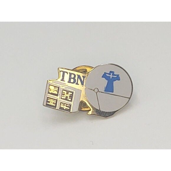TBN Trinity Broadcasting Network Hat / Lapel Pin - Picture 1 of 5